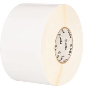 ZEBRA Polypro 4000d Direct Thermal Coated Permanent Adhessive 50.8 X 50.8mm 19mm Core Box Of 20