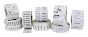 ZEBRA Label Synthetic 100 X 40mm Coated Thermal Transfer Rfid Polyester With Foam Coated High Performance A