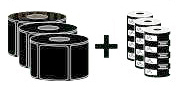 ZEBRA Z-select 2000t Thermal Transfer Label 102mm X 76mm 3 Rolls