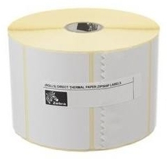 ZEBRA Z-perform 1000 Labels - 29x10mm - Thermal Transfer - Uncoated - Permanent Adhesive - 76mm Core - Box Of 12 Rolls