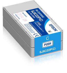EPSON Ink Cartridge - Sjic22p - Cyan