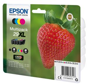 EPSON Ink Cartridge - 29xl Strawberry - Magenta/ Cyan / Black/ Yellow