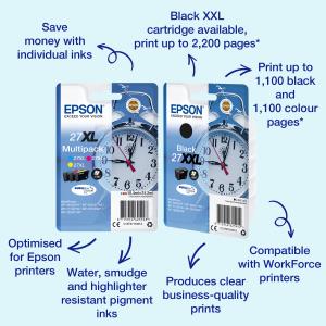 EPSON Ink Cartridge -  27 Alarm Clock - 3.6ml - Magenta