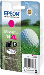 EPSON Ink Cartridge - 34xl Golf Ball - 10.8ml - High Capacity - Magenta