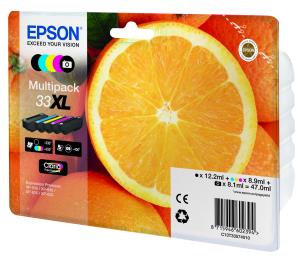 EPSON Ink Cartridge - 33 Xl - Black/ Yellow/ Cyan/ Magenta/ Photo Black Original Blister