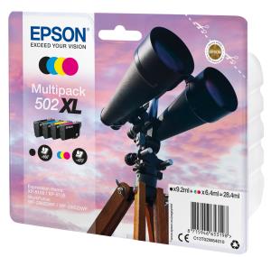 EPSON Ink Cartridge - 502xl Binocular -  9.2ml Black - 6.4ml C/m/y