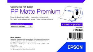 EPSON Pp Matte Label Premium, Continuous Roll, 210mm X 55m