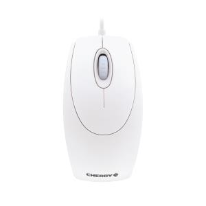 CHERRY Wired Mouse CHERRY WHEELMOUSE - Corded USB - Optical - White Grey
