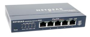 NETGEAR Switch Gigabit Enet Gs105 5-port 10/100/1000bt Uk