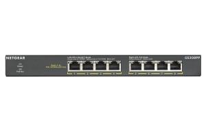 NETGEAR Unmanaged Essentials Switch PoE+ GS308PP - 8-Port GbE (83W)