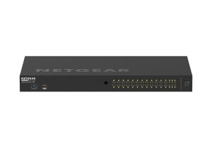 NETGEAR GSM4230P - M4250-26G4F-PoE+ AV Line Managed Switch 2x1G and 4xSFP, 24x1G PoE+ 300W