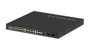 NETGEAR AVB4230UP - M4250-26G4F-PoE++ AV Line Managed Switch 2x1G and 4xSFP, 24x1G Ultra90 PoE++ 1440W