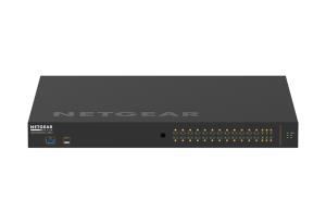 NETGEAR GSM4230PX - M4250-26G4XF-PoE+ AV Line Managed Switch 24x1G PoE+ 480W 2x1G and 4xSFP+