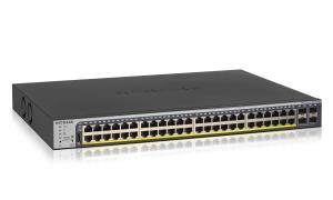 NETGEAR GS752TP - 52-Port Gigabit Ethernet Smart Switch with 4 SFP Ports (40 PoE, 8 PoE+) (384W)
