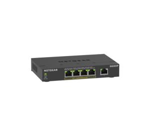 NETGEAR Unmanaged Essentials Switch PoE+ GS305Pv3 - 5-Port GbE (63W)