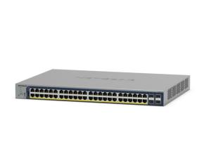 NETGEAR Managed Smart Switch PoE+ GS728TPv3 24-Port GbE with 4 SFP Ports and Cloud Management