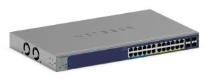 NETGEAR Managed Smart Switch PoE+/PoE++ GS728TXUP 24-Port GbE with optional Remote/Cloud Management and 4 SFP+ Ports (420W)