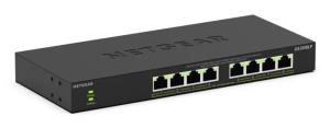 NETGEAR Unmanaged Essentials Switch PoE+ GS308LP - 8-Port GbE