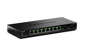 NETGEAR Managed Smart Essentials Switch PoE+ GS310TPv2 - 8-Port GbE with 2 Dedicated SFP Ports (55W)