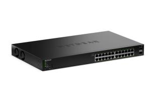 NETGEAR Managed Smart Essentials Switch PoE+ GS324TPv2 - 24-Port GbE with 2 Dedicated SFP Ports (190W)
