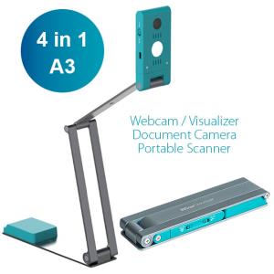IRIS Iriscan Visualizer 7 - All-in-one USB Document Camera & Portable Scanner
