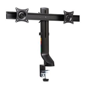 KENSINGTON Monitor Mount - Smartfit - Desk - 2 Monitor - Tilt/swivel/rotate - Up To 27in - Black