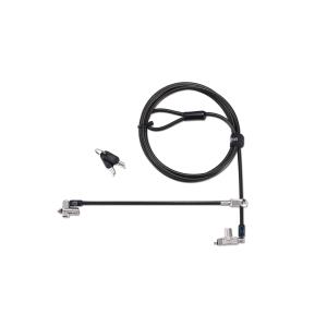 KENSINGTON Slim N17 2.0 Keyed Dual Head Laptop Lock for Wedge-Shaped Slots