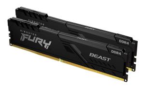 KINGSTON 16GB Ddr4 3200MHz Cl16 DIMM (kit Of 2) Fury Beast Black
