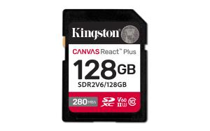 KINGSTON Sdxc Card - Canvas React Plus - 128GB - Uhs-ll U3 V60
