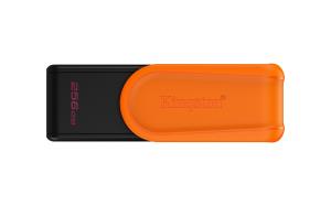KINGSTON Datatraveler Exodia S - 256GB USB Stick - USB 3.2 - Black / Orange