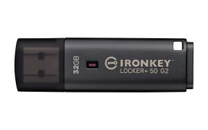 KINGSTON Ironkey Locker+ 50 G2 - 32GB USB Stick - USB 3.2 - FIPS 197 Certified Aes 256-bit Encrypted