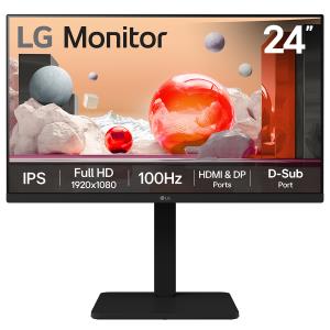 LG Desktop Monitor - 24ba450-b - 23.8in - Full Hd (1920x1080) - IPS 16:9 - Black