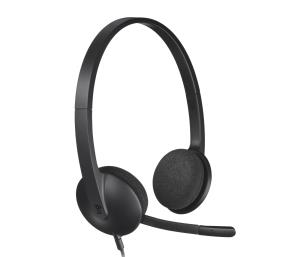 LOGITECH H340 - USB - Headset - Black