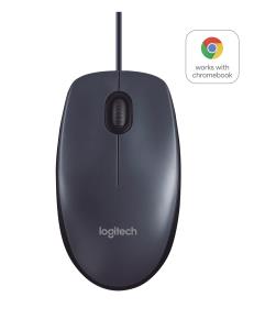 LOGITECH Mouse - B100 - Optical - Black