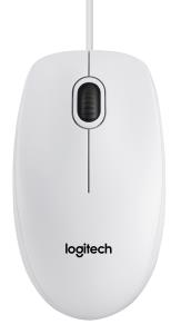 LOGITECH B100 Optical Mouse White