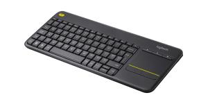 LOGITECH Wireless Touch Keyboard K400 Plus - Black - Qwerty Dutch
