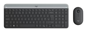 LOGITECH Slim Wireless Keyboard And Mouse Combo Mk470 - Graphite - Qwerty Esp