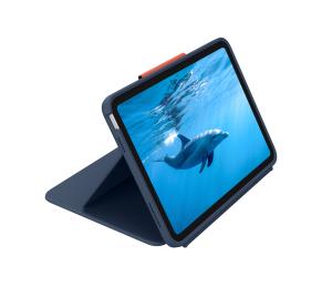 LOGITECH Rugged Combo 4 Touch - iPad 10th Gen - Blue - Qwerty UK