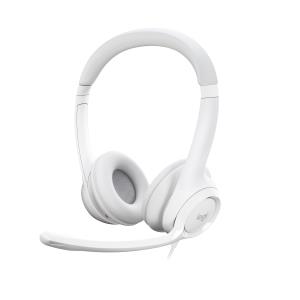 LOGITECH Headset - H390 - USB-a - Off-white