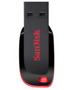 WESTERN DIGITAL SanDisk Cruzer Blade - 64GB USB Stick - USB 2.0