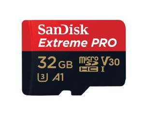WESTERN DIGITAL SanDisk Micro SDHC Extreme Pro 32GB (A1/ V30/ U3/ UHS-I/ Cl.10/ R100/ W90) + Adapter