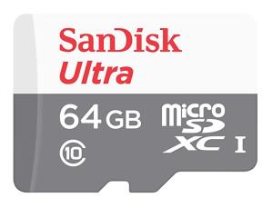 WESTERN DIGITAL 64GB Ultra micro SDXC Class 10 UHS-I (SDSQUNR-064G-GN3MN)