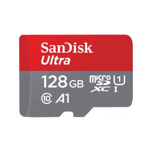 WESTERN DIGITAL 128GB Ultra micro SDXC + SD Adapter (SDSQUNR-128G-GN3MA)