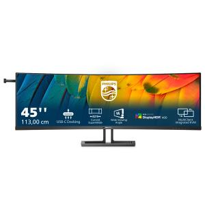 PHILIPS Desktop Curved USB-c Monitor - 45b1u6900c - 45in - 5120 X 1440 - Superwide