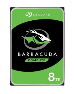 SEAGATE Hard Drive Barracuda 8TB Desktop 3.5in 5400rpm 6gb/s SATA 256mb