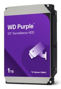 WESTERN DIGITAL Hard Drive - Wd Purple WD11PURZ  - 1TB - SATA 6Gb/s - 3.5in - 5400Rpm - 64MB Cache - 110MB/s