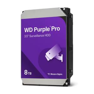 WESTERN DIGITAL Hard Drive - WD Purple Pro WD8002PURP - 8TB - SATA 6Gb/s - 3.5in  - 7200rpm