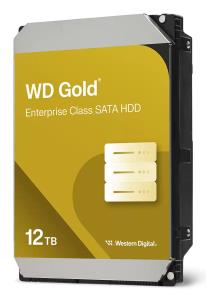 WESTERN DIGITAL Hard Drive - WD Gold WD122KRYZ - 12TB - SATA 6Gb/s - 3.5in - 7200rpm - 512MB Buffer