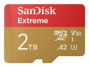 WESTERN DIGITAL Extreme Micro SDXC 2TB + SD Adapter 240MB/s
