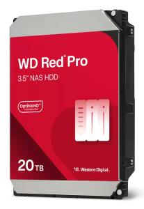 WESTERN DIGITAL Hard Drive - WD Red Pro WD202KFGX - 20TB - SATA 6Gb/s - 3.5in - 7200rpm - 512MB Buffer